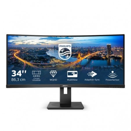 MON 34"VA  CURVO 21:9  HDMI DP PHILIPS 345B1C/00 MM