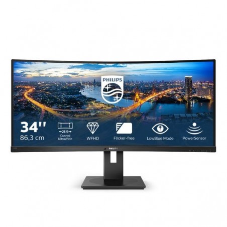 MON 34"VA 2K CURVO 21:9  HDMI DP PHILIPS 342B1C/00 MM