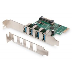 SCHEDA PCI-E USB 3.0 4...