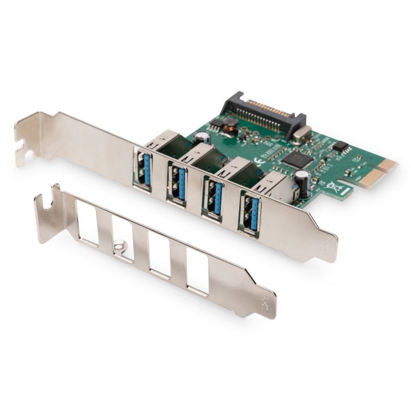 SCHEDA PCI-E USB 3.0 4 PORTE 5BIT/S DIGITUS