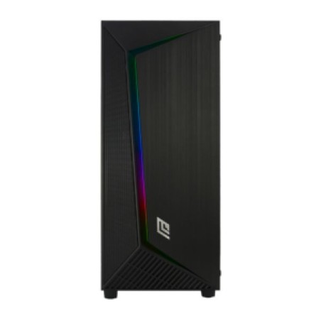 CASE MID-TOWER NO PSU IRON V8 BLK 1USB3 2USB2 VETRO TEMPERATO RGB FAN