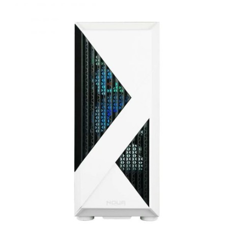 CASE MID-TOWER NO PSU DEMON T7 WHT 1USB3 2USB2 VETRO TEMPERATO RGB FAN