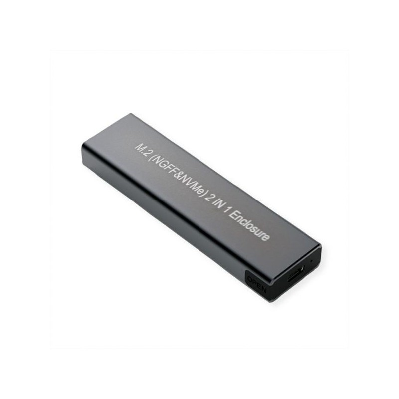 BOX M.2 NVME TO USB 3.2 TYPE C VALUE SUPPORTA 2242, 2260, 2280