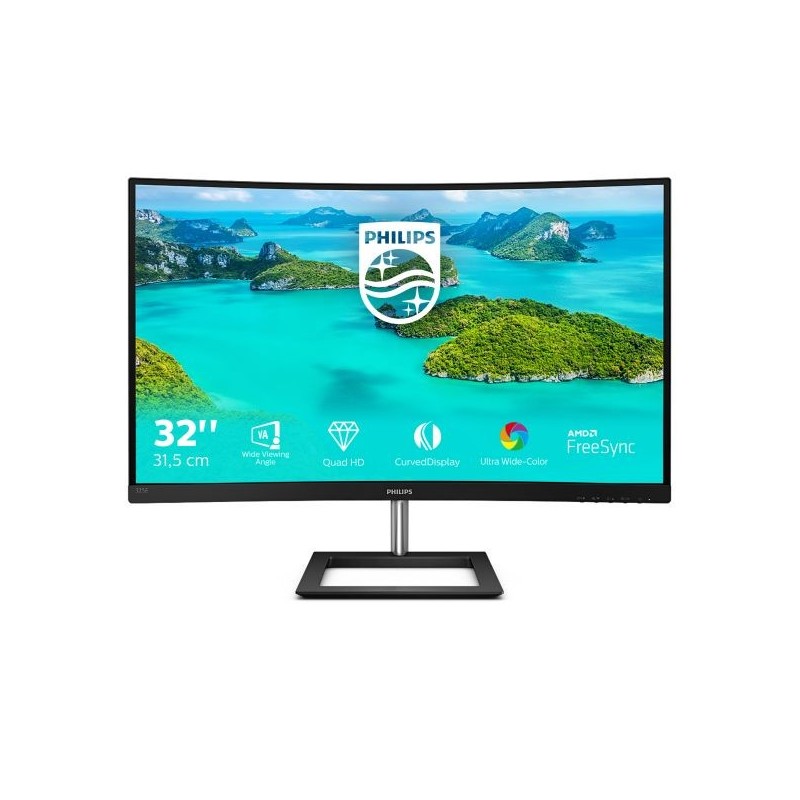 MON 31,5"VA CURVO QHD HDMI DP VGA PHILIPS 325E1C/00  16:9