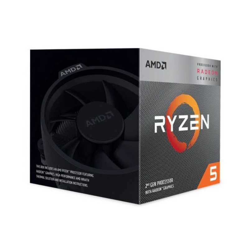 CPU AMD RYZEN5 3400G AM4 3,7GHZ VGA 4CORE BOX 6MB 64BIT 65W VEGA11