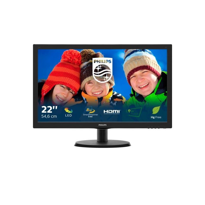 MON 21,5"W-LED VGA HDMI VESA PHILIPS 223V5LHSB 16:9 600:1 5MS