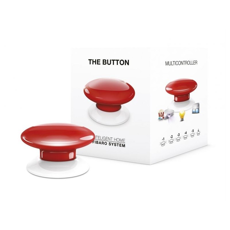 THE BUTTON PULSANTE RED Z-WAVE5 PULSANTE UNIVERSALE PROGRAMMABILE