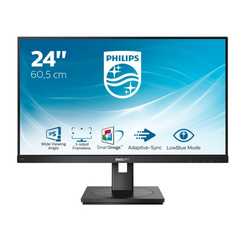 MON 23.8"IPS VGA DP HDMI VGA MM PHILIPS 242S1AE PIVOT REG ALTEZZA