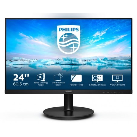 MON 23,6"VA MM VGA HDMI 4MS PHILIPS 241V8LA/00 16:9 3000:1