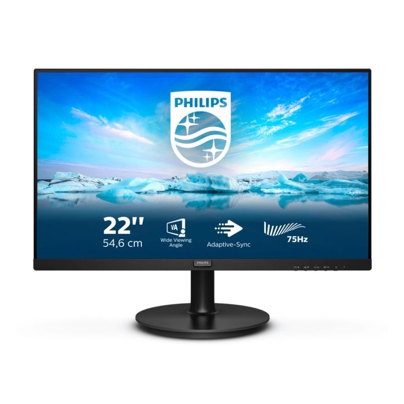 MON 21,5"VA VGA HDMI VESA DVI PHILIPS 221V8LD/00 4000:1 4MS