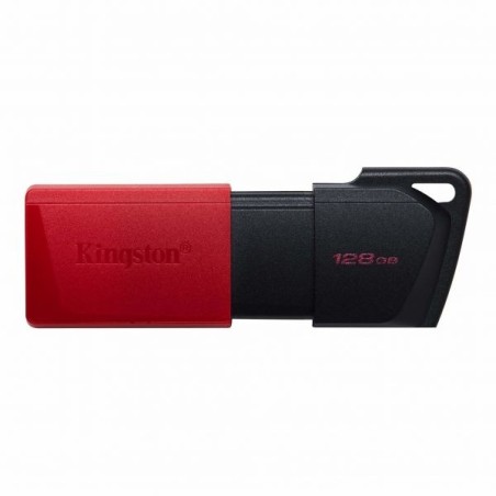 PEN DRIVE 3.2 128GB TYPE-A EXODIA M BLACK/RED KINGSTON CAPPUCCIO REMOVI