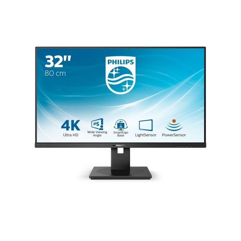 MON 31,5"VA MM 4K  HDMI DP PHILIPS 328B1/00 16:9 PIVOT REG ALT