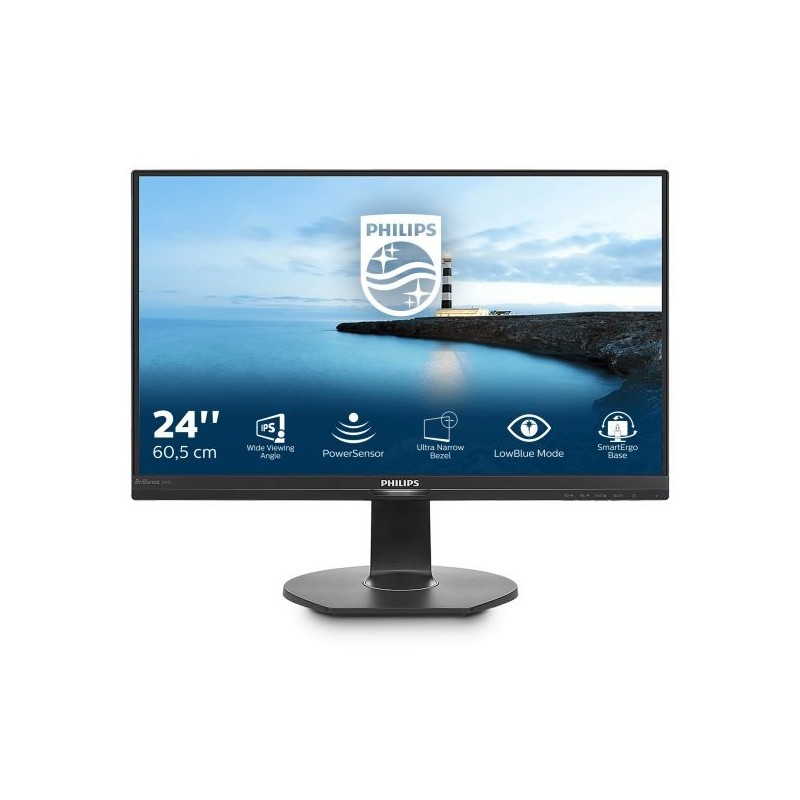 MON 24" IPS VGA HDMI DP MM PIVOT PHILIPS 241B7QPJEB REG ALTEZZA