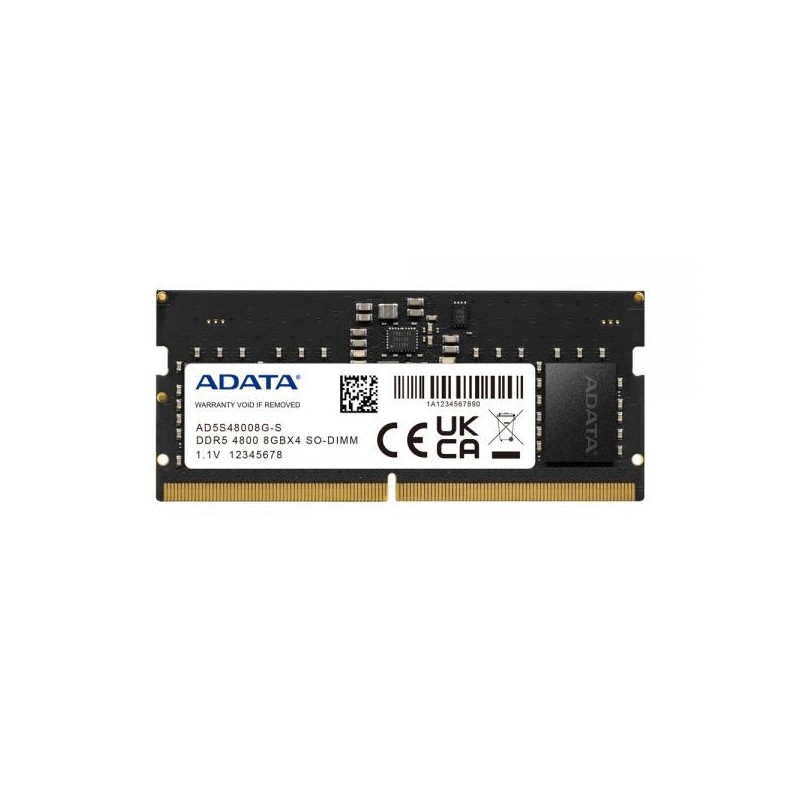 DDR5 8GB 4800 MHZ SO-DIMM ADATA CL40 1,1V