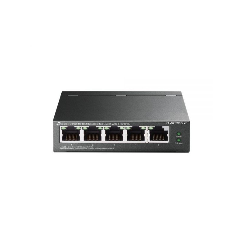 SWITCH 5P 10/100MBPS DI CUI 4P POE 41W POE POWER PLUG AND PLAY