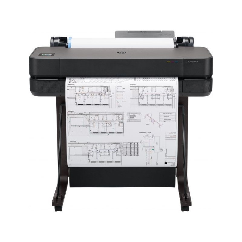 PLOTTER HP A1 24"T630 4INK LAN USB 30SEC/A1+PIEDISTALLO E RACCOGLITORE