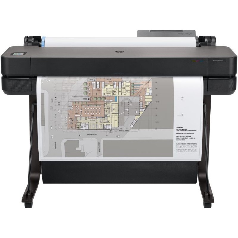 PLOTTER HP A0 36"T630 4INK LAN USB 30SEC/A1+PIEDISTALLO E RACCOGLITORE