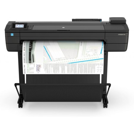 PLOTTER HP A0 36"T730 4INK LAN USB 25SEC/A1+PIEDISTALLO E RACCOGLITORE