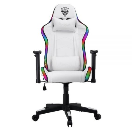 POLTRONA GAMING NOUA MAO M7 RGB POGGIA TESTA E CUSCINO WHITE/RGB