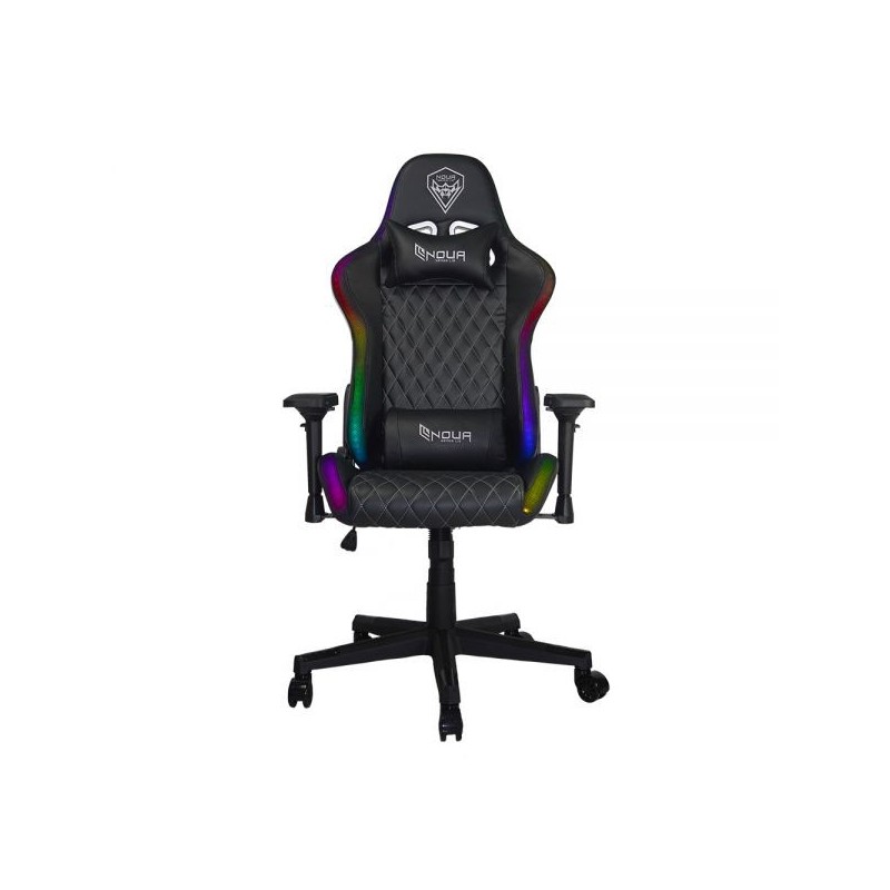 POLTRONA GAMING NOUA MAO M9 RGB POGGIA TESTA E CUSCINO BLACK