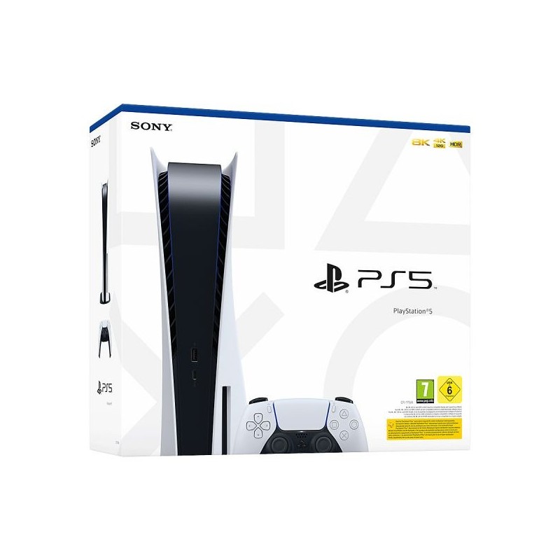 SONY PLAYSTATION 5 875GB STANDARD E D EU PS5 WHITE  PS5