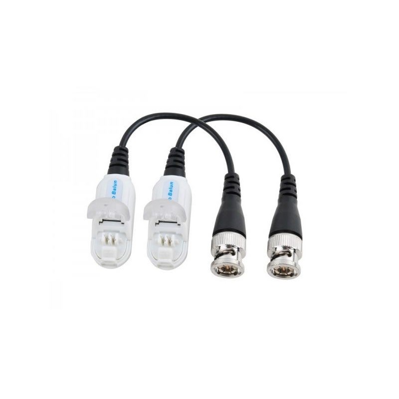 BALUN PER VIDEO SORVEGLIANZA BK ADATTATORE VIDEO PASSIVO 2PZ ADJ