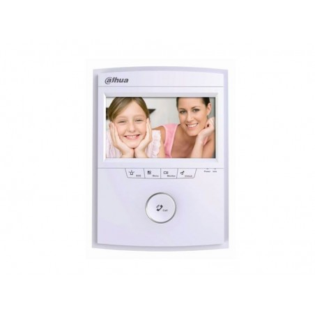 VIDEOCITOFONO UNIT&-192, INTERNA 7" BIANCO/SILVER IP