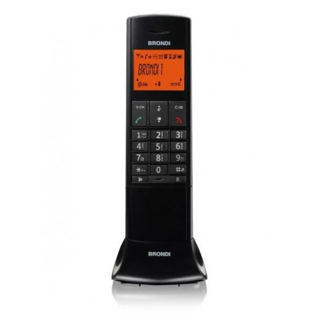 TELEFONO CORDLESS BRONDI LEMURE SVEGLIA/RUBRICA/ID CHIAMANTE