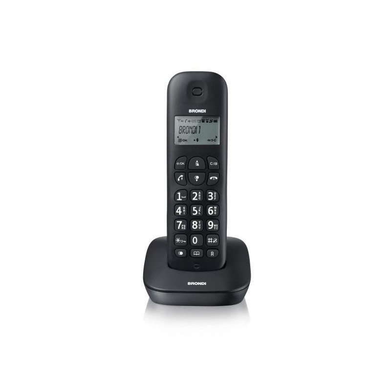 TELEFONO CORDLESS BRONDI GALA RUBRICA/LISTA CHIAMATE/BLOCCO TASTI